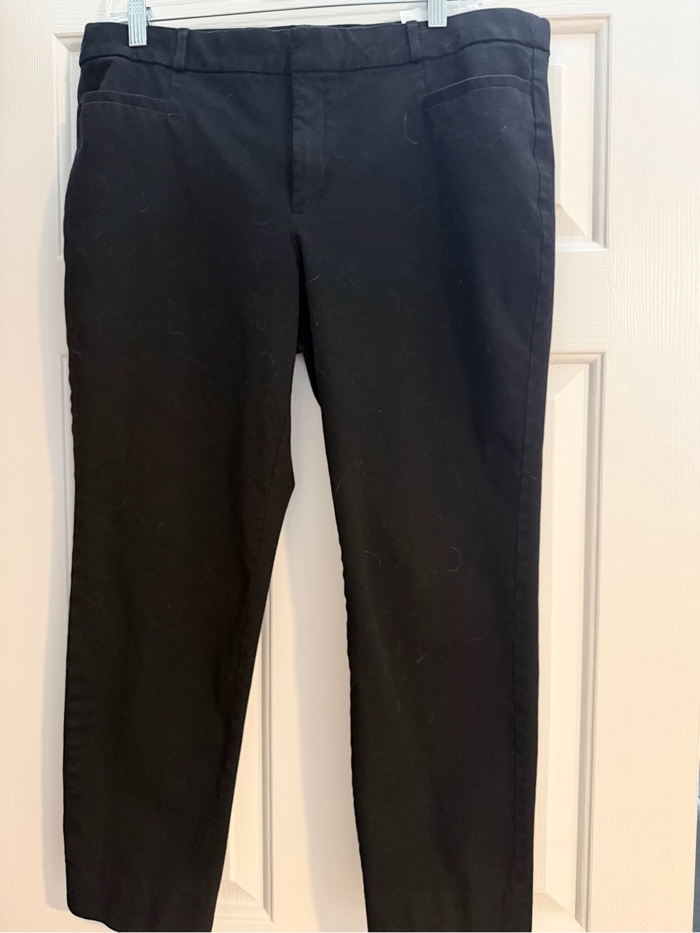Banana Republic Women Sz16 Black Slim Stretch Pants